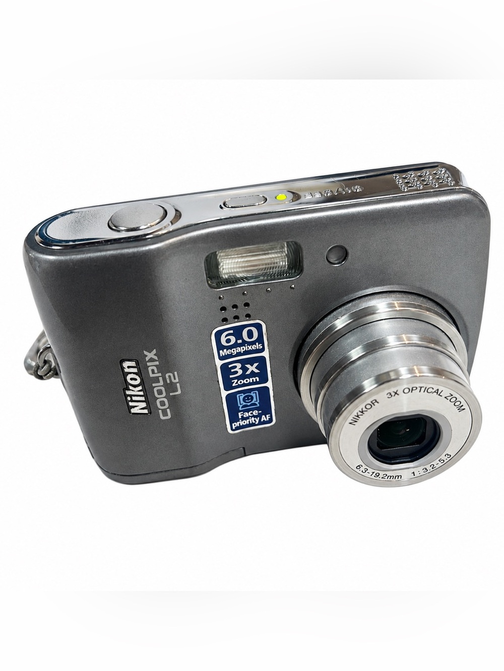 Nikon Coolpix L2 Digital Camera 6.0 Megapixel 3X Optical Zoom Tested & Working!